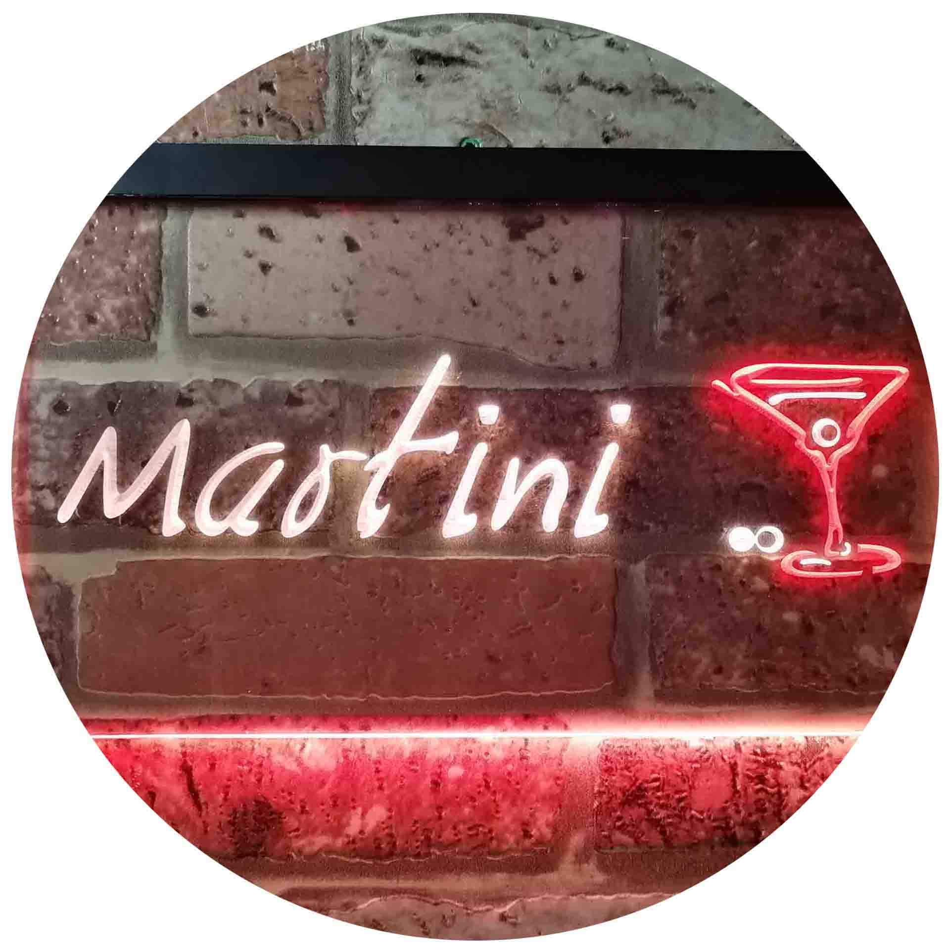 Amazon | Martini Club Wine Bar Illuminated Dual Color LED看板
